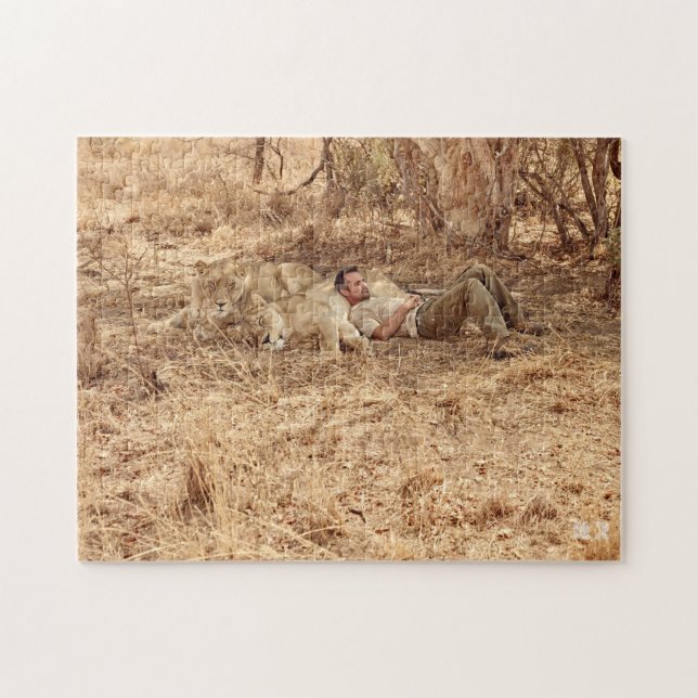 Lion Whisperer Puzzle with Gift Bag (Horizontal)
