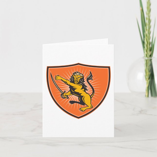 Lion With A Sword Card (Creator Uploaded)