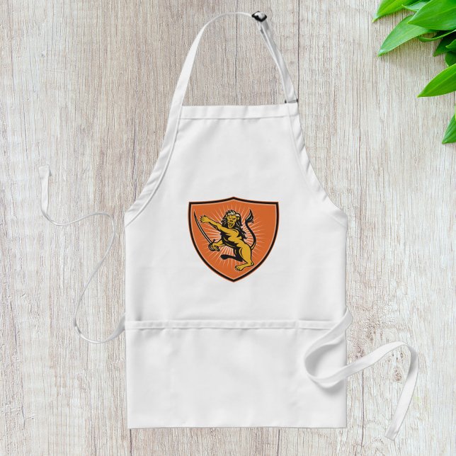 Lion With A Sword Standard Apron (Creator Uploaded)