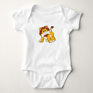 Lion with Bone Baby Bodysuit