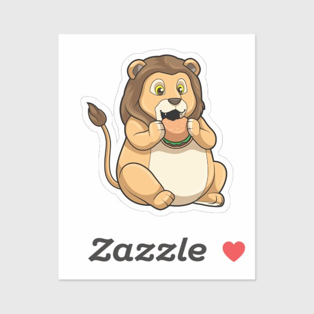 Lion with Burger (Sheet)