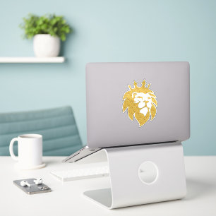 Lion With Crown - Gold Style 1