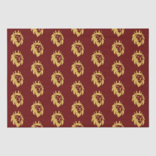 Lion With Crown - Gold Style 1 Tissue Paper