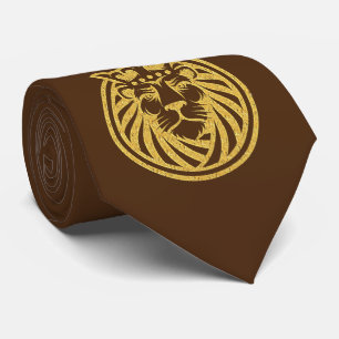 Lion With Crown - Gold Style 4 Tie