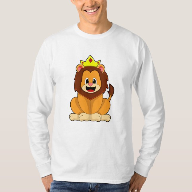 Lion with Crown T-Shirt (Front)
