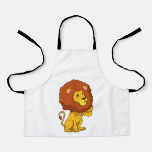 Lion with Curls Apron