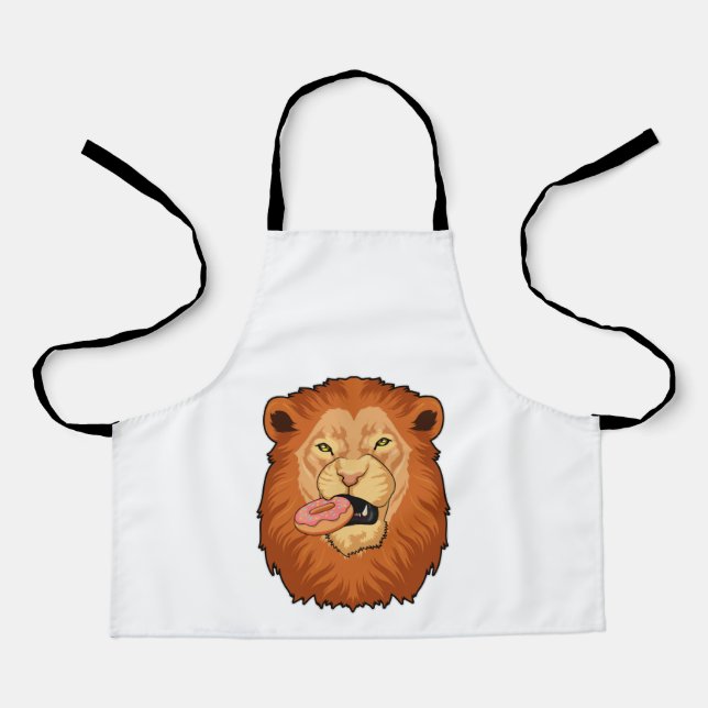Lion with Doughnut Apron (Front)