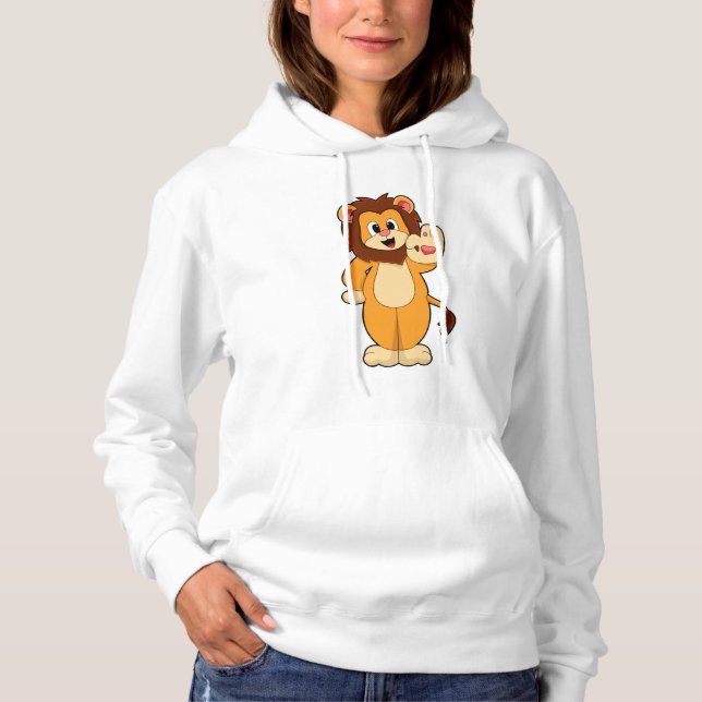 Lion with Mane Hoodie (Front)