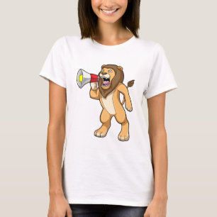 Lion with Microphone T-Shirt