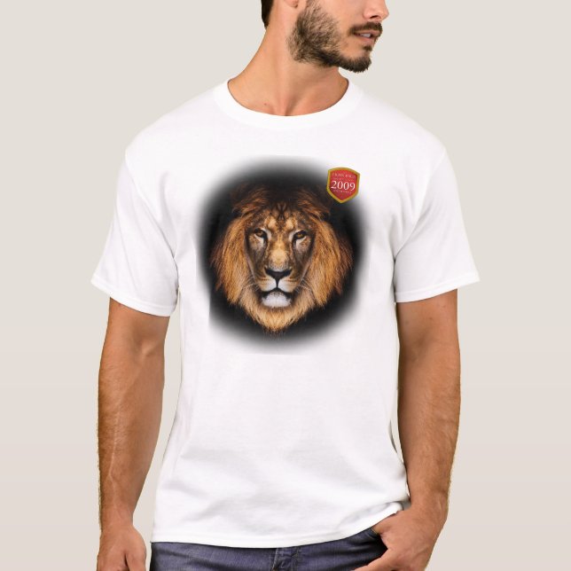 Lion with Springbok in Eyes T-Shirt (Front)