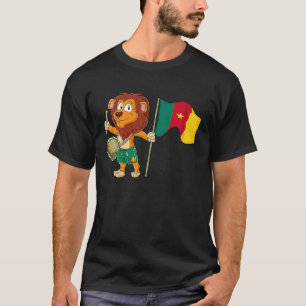 Lion with the Cameroon flag T-Shirt