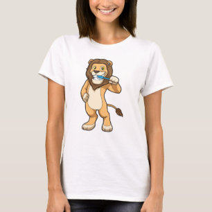 Lion with Toothbrush T-Shirt