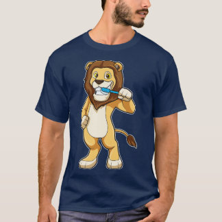 Lion with Toothbrush T-Shirt