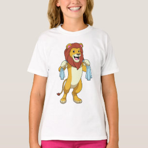 Lion with Towel for Shower T-Shirt