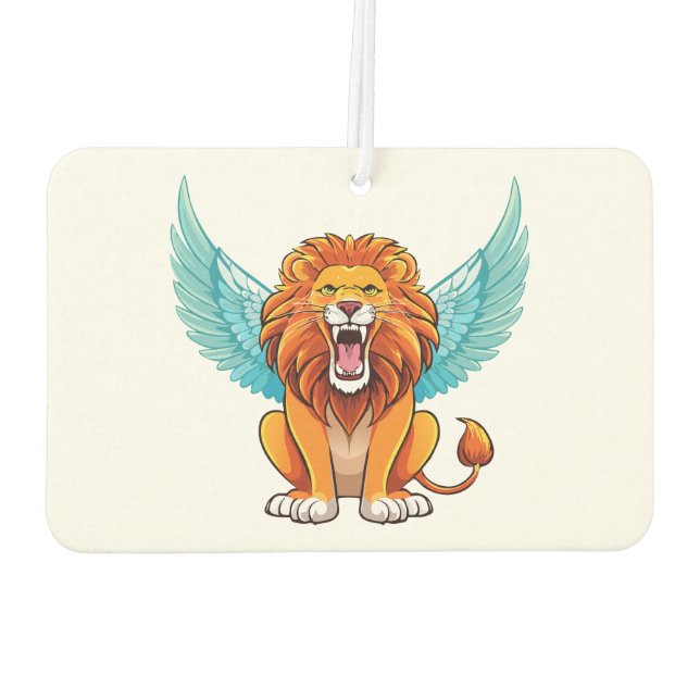 Lion with wings air freshener (Back)