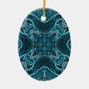 Lion wits ceramic ornament