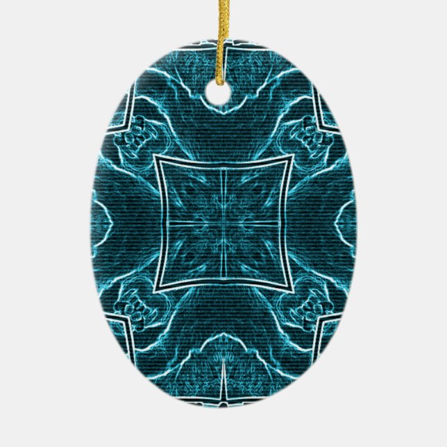 Lion wits ceramic ornament (Front)