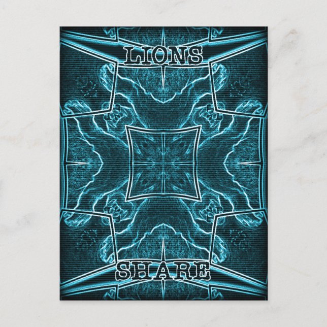 Lion wits postcard (Front)