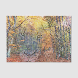 Lion Woods Mix Tissue Paper