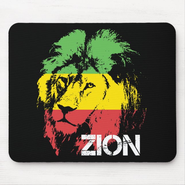 Lion Zion Mouse Pad (Front)