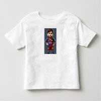 Lionel Messi cute baby cartoon realist big eyes 