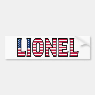 Lionel Nom Vorname USA Aufkleber Sticker Auto