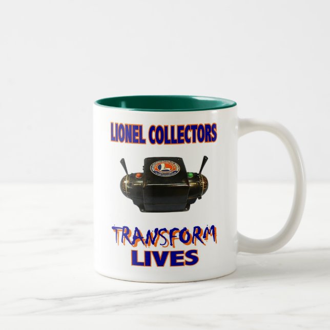 Lionel Transformer Two-Tone Coffee Mug (Right)
