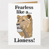 Lioness Animal Fearless 