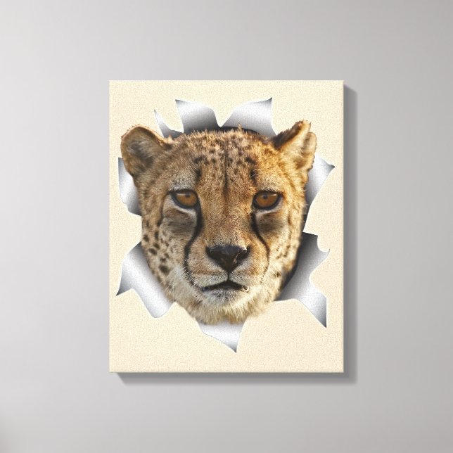 Lioness from Africa Canvas Print (Front)