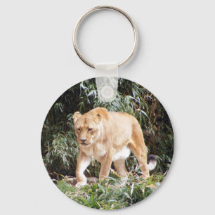 Lioness in Spring Keychain