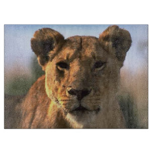 Lioness Lion Lovers Cutting Board