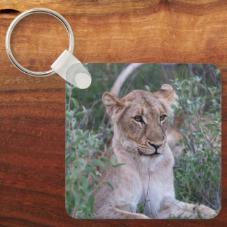 Lioness, Powerful Female Wildlife Keychain