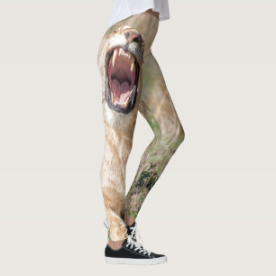 Lioness Roaring Leggings