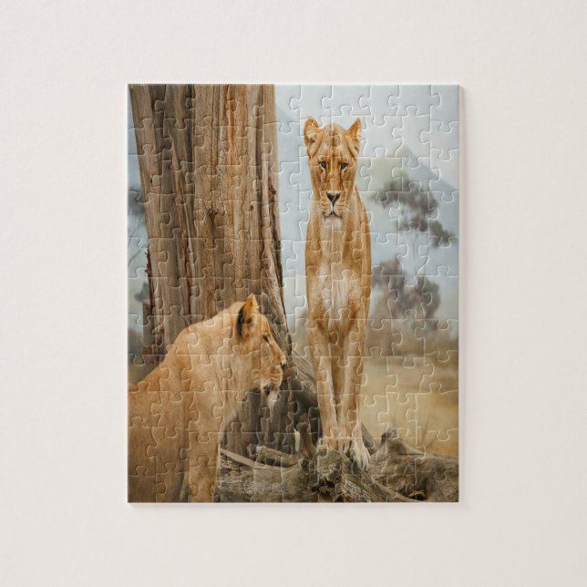 Lioness Rules Jigsaw Puzzle (Vertical)