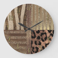 Lioness Safari Chic Jungle Gold Modern Sparkle