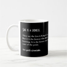 Lioness Thème Inspiré Café Mug
