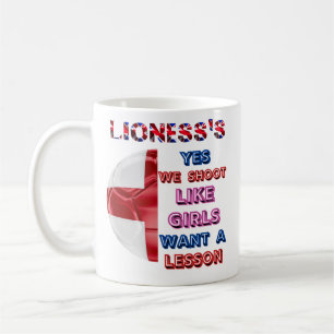 Lioness's Design Support the Team Coffee Mug