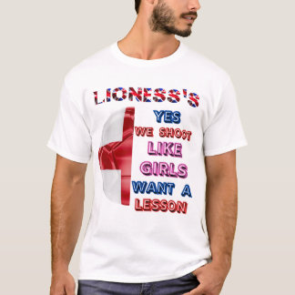 Lioness's Design Support the Team T-Shirt