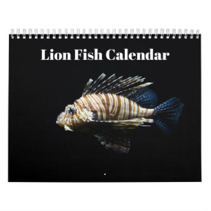 Lionfish 2025 calendar