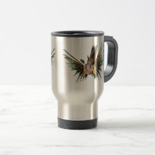 Lionfish - Abstract Design - Cut out of a photo Travel Mug