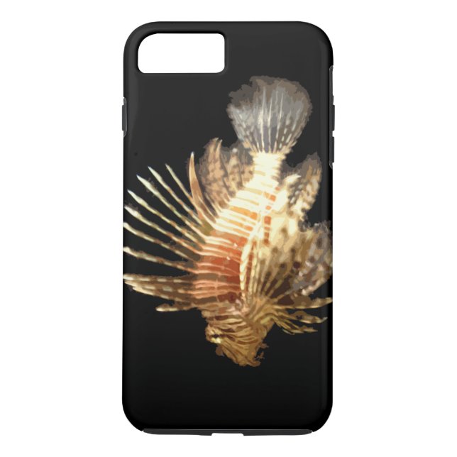 Lionfish against a Dark Background Case-Mate iPhone Case (Back)