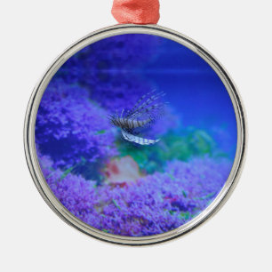 Lionfish Aquarium Fish Purple Pterois Zebrafish Metal Ornament