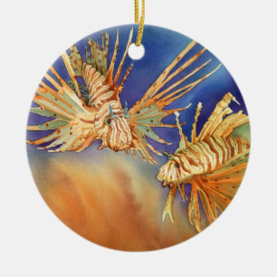 Lionfish Ceramic Ornament