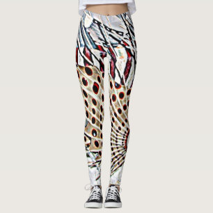 LIONFISH IN NEUTRALS LEGGINGS