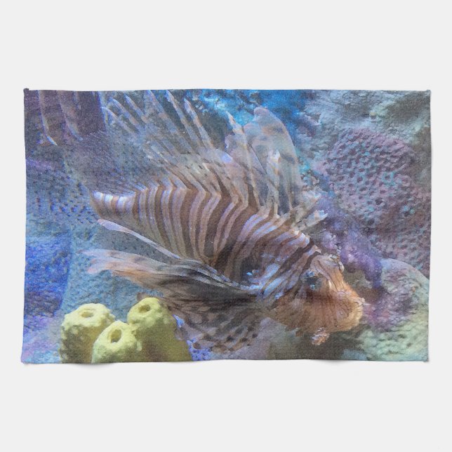 Lionfish Kitchen Towel (Horizontal)