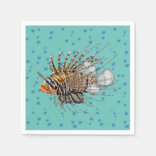 Lionfish napkin