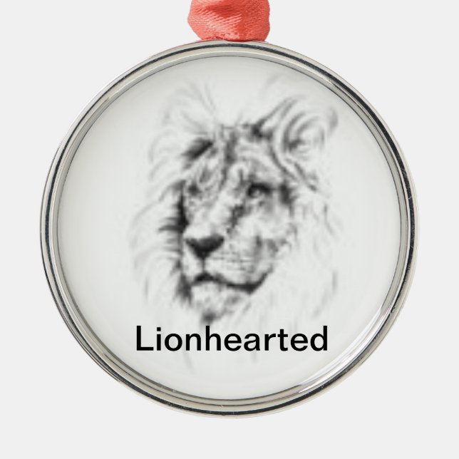 Lionhearted Ornament (Front)