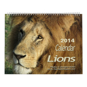 Lions Calendar 2014 (Two-Page)