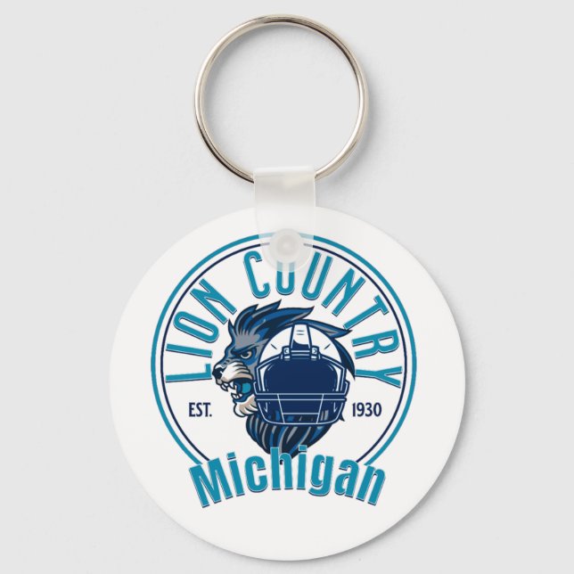 Lions country keychain (Front)