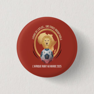 Lions de l’Atlas 1 Inch Round Button